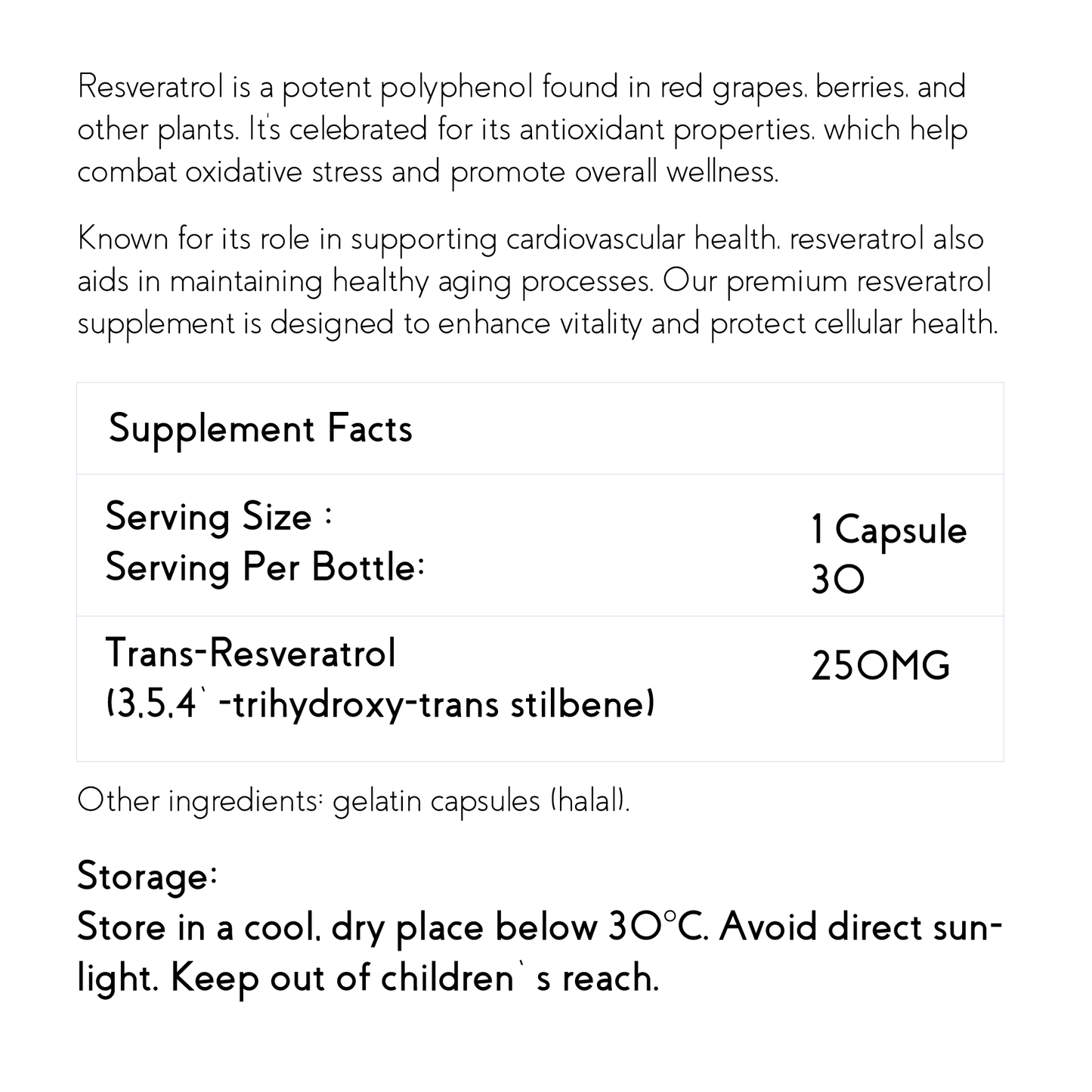 Reversal Trans-Resveratrol
