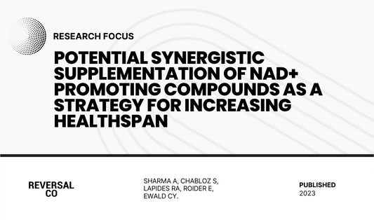 Potential Synergistic Supplementation of NAD+ Promoting Compounds as a Strategy for Increasing Healthspan