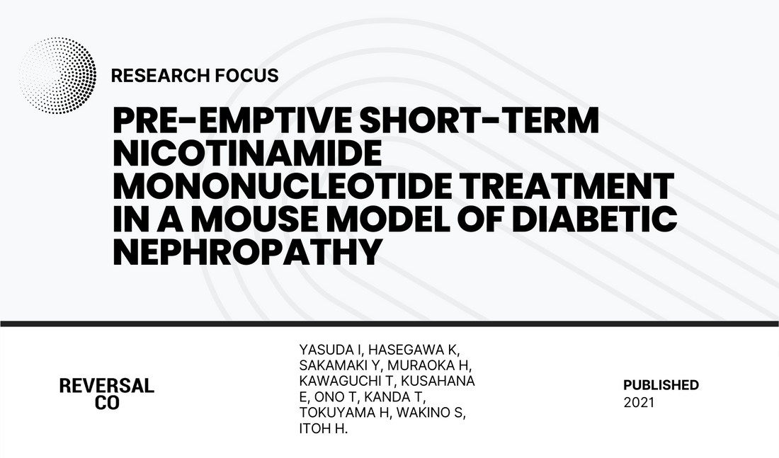 Pre-emptive Short-term Nicotinamide Mononucleotide Treatment in a Mouse Model of Diabetic Nephropathy