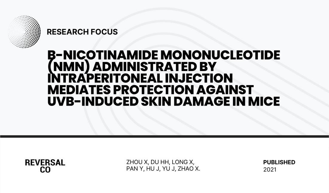 β-Nicotinamide Mononucleotide (NMN) Administrated by Intraperitoneal Injection Mediates Protection Against UVB-Induced Skin Damage in Mice