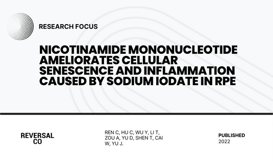 Nicotinamide Mononucleotide Ameliorates Cellular Senescence and Inflammation Caused by Sodium Iodate in RPE