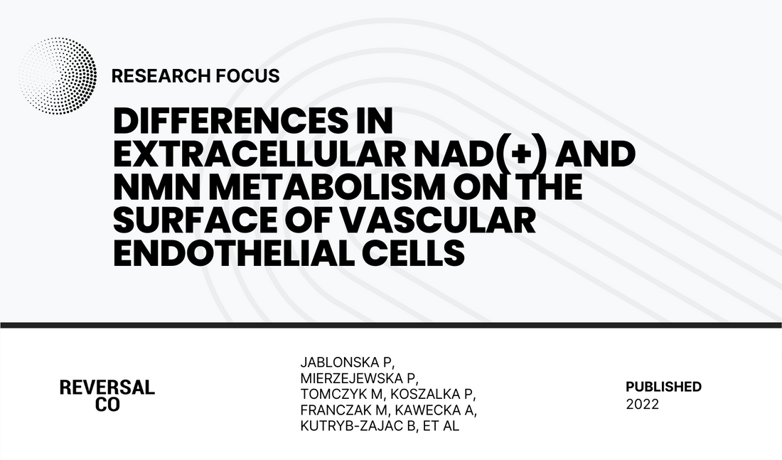Differences in Extracellular NAD(+) and NMN Metabolism on the Surface ...