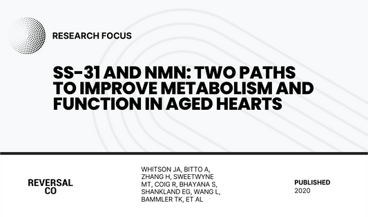 SS-31 and NMN: Two paths to improve metabolism and function in aged hearts