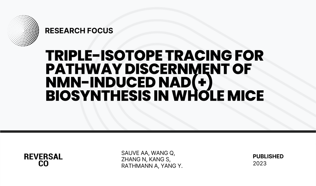 Triple-Isotope Tracing for Pathway Discernment of NMN-Induced NAD(+) Biosynthesis in Whole Mice