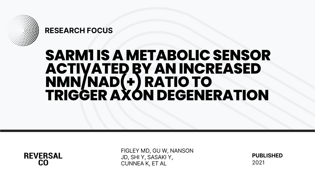 SARM1 is a metabolic sensor activated by an increased NMN/NAD(+) ratio to trigger axon degeneration