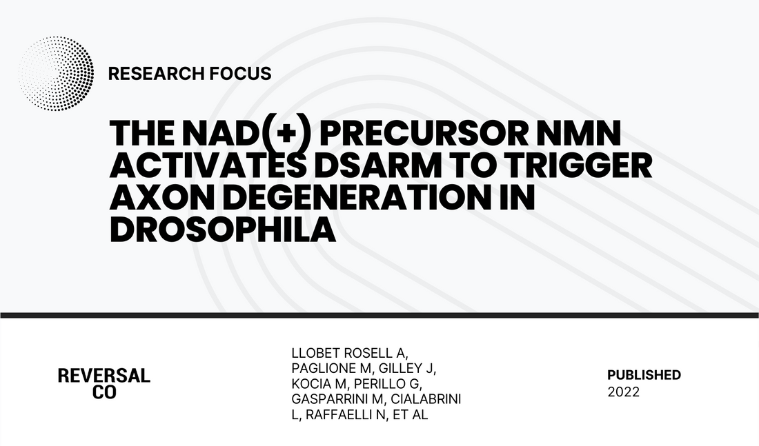 The NAD(+) precursor NMN activates dSarm to trigger axon degeneration in Drosophila